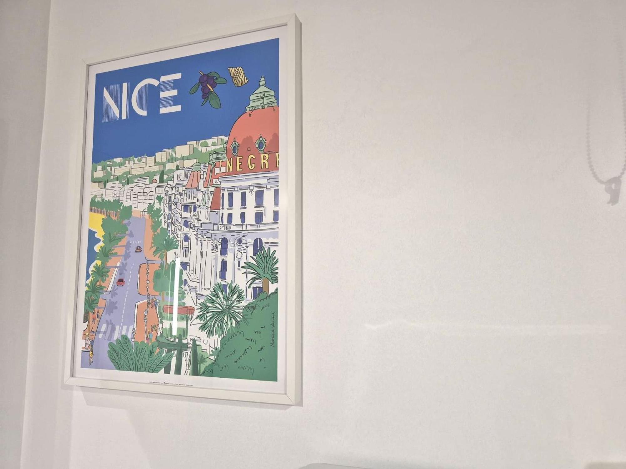 Studio rénové au centre ville  Niza Exterior foto